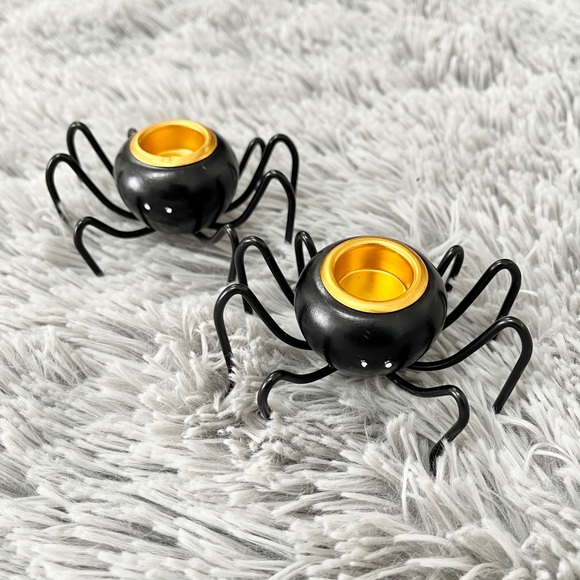 Accents Halloween Spider Candle Holders Black Poshmark